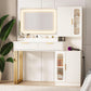 45-Inch Cosmetic Vanity Desk With LED Ambient Light-4