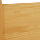 Queen Panel Bed Handcrafted Scandinavian Oak Finish