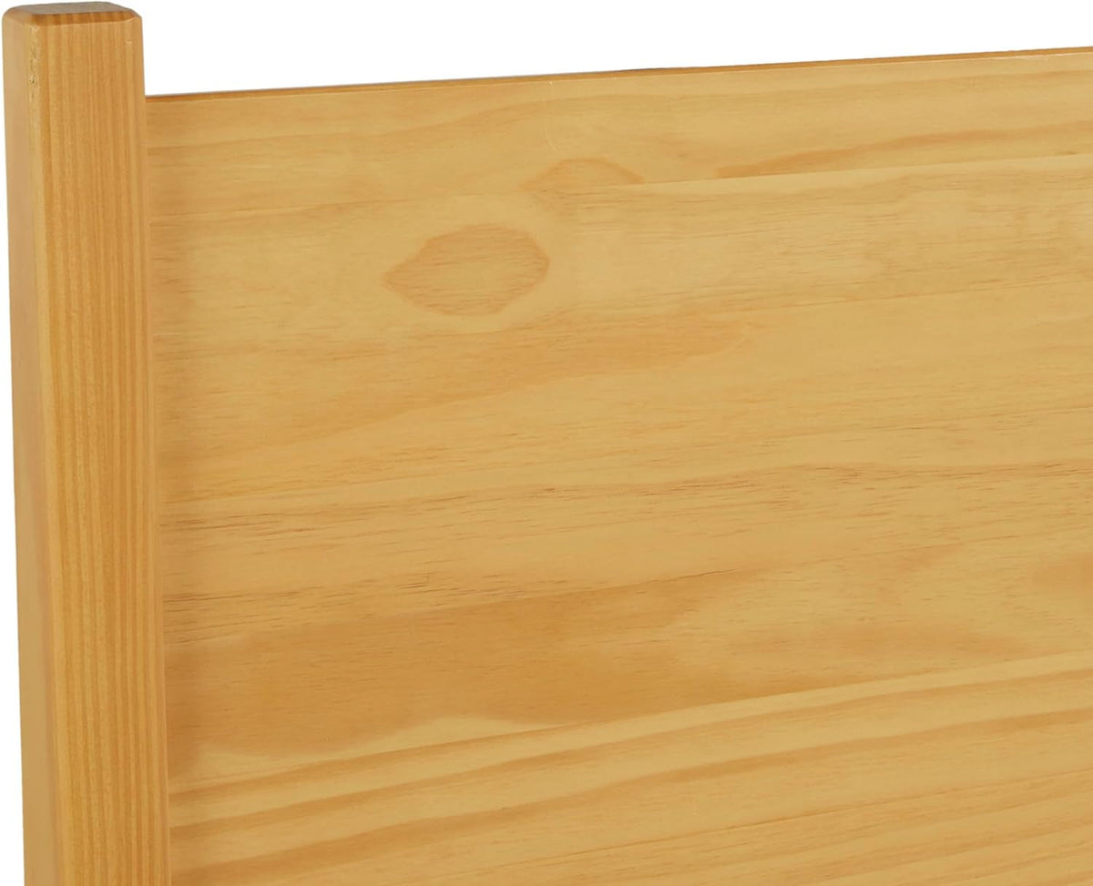 Queen Panel Bed Handcrafted Scandinavian Oak Finish