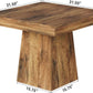 Walnut 31 5 Inch Farmhouse Dining Table For Small Spaces