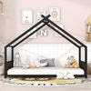 Montessori Oversized Floor Bed With Roof Playhouse
