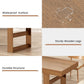 Brown Extendable Dining Table Accommodates Large Parties