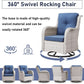 Cozy 11 Piece Outdoor Furniture Set with Swivel Chairs