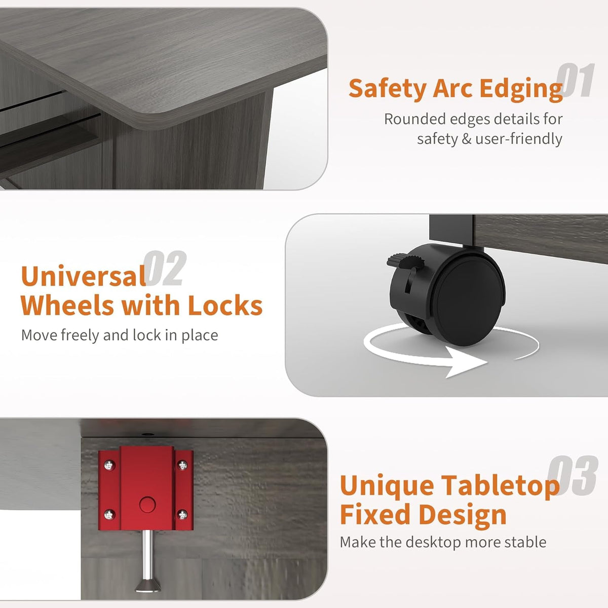 Compact Folding Dining Table With Integrated Wheels-2