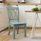 2 Rubberwood Dining Chairs With Ergonomic Backrest