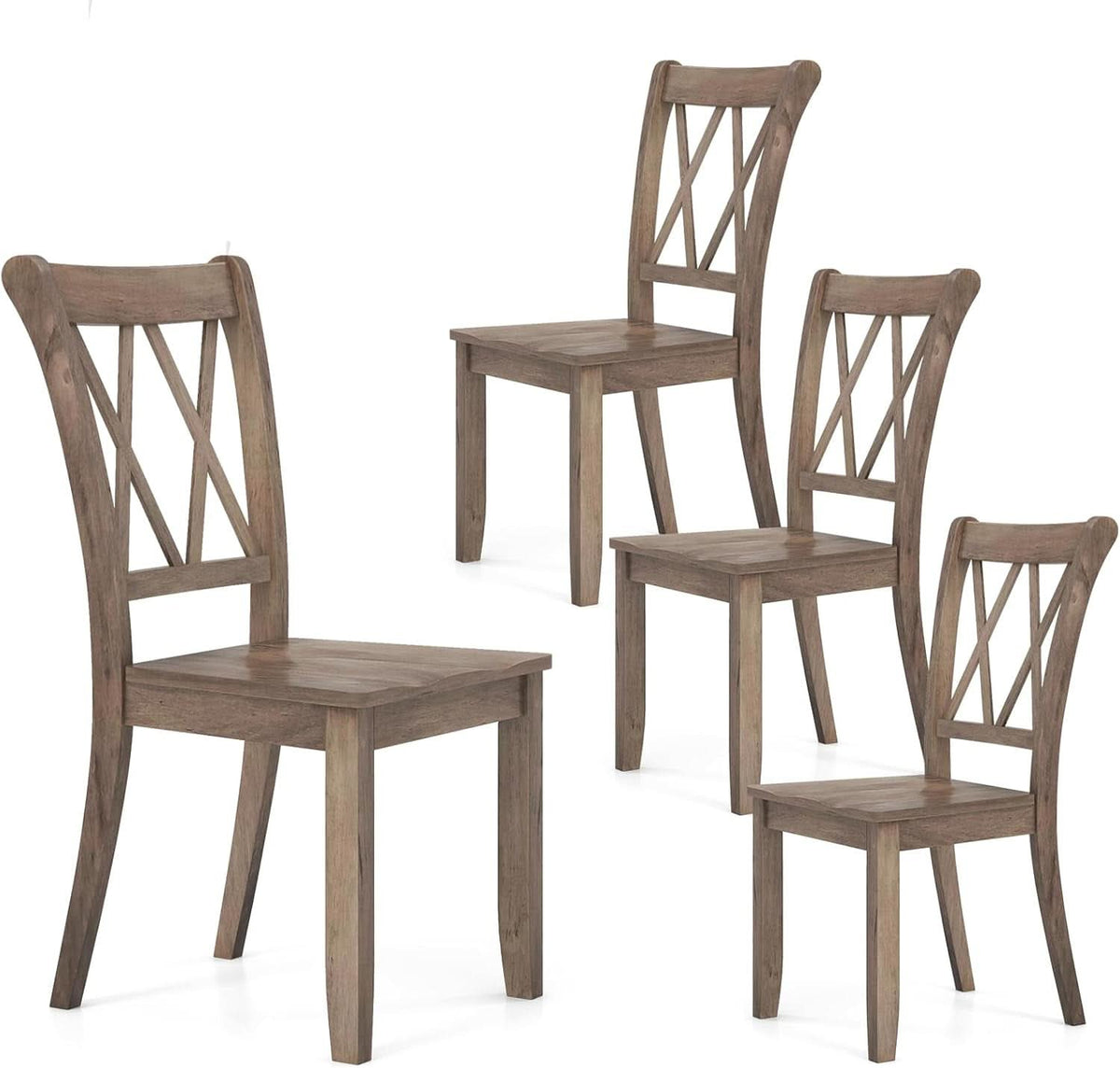 Brown Ergonomic Midcentury Dining Chairs Collection