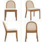 Mid Century Dining Chairs White Sherpa Upholstered