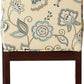 Dakota Upholstered Parsons Chair Avignon Sky Espresso Legs