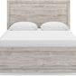 SignatureDesign Queen Panel Bed Frame Engineered Wood Gray