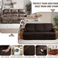 Recliner Sofa Slipcover 3 Seater Chocolate Waterproof