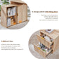 67-Inch L-Shaped Desk With Integrated Power Outlets-4