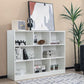 White Cube Bookcase Three Tier Freestanding Organizer