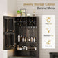 Compact Vanity Desk With Electroluminescent Mirror