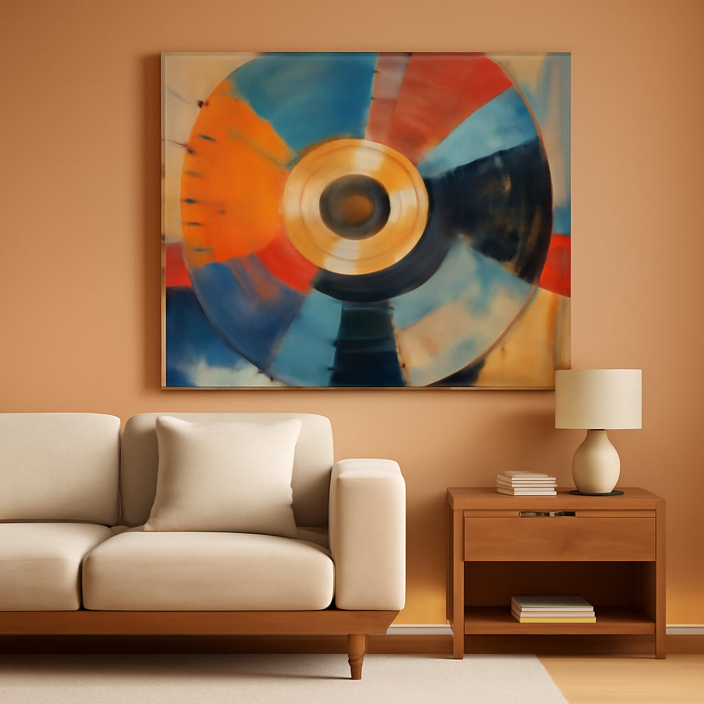 Framed Music Wall Art Canvas 16x24 Vibrant Colorful Art work
