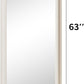 Arched Freestanding Floor Mirror 63x24 Inches White