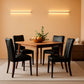 Black Faux Leather Dining Chairs Upholstered Parsons