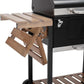 24 Inch Charcoal Grill With Adjustable Charcoal Pan