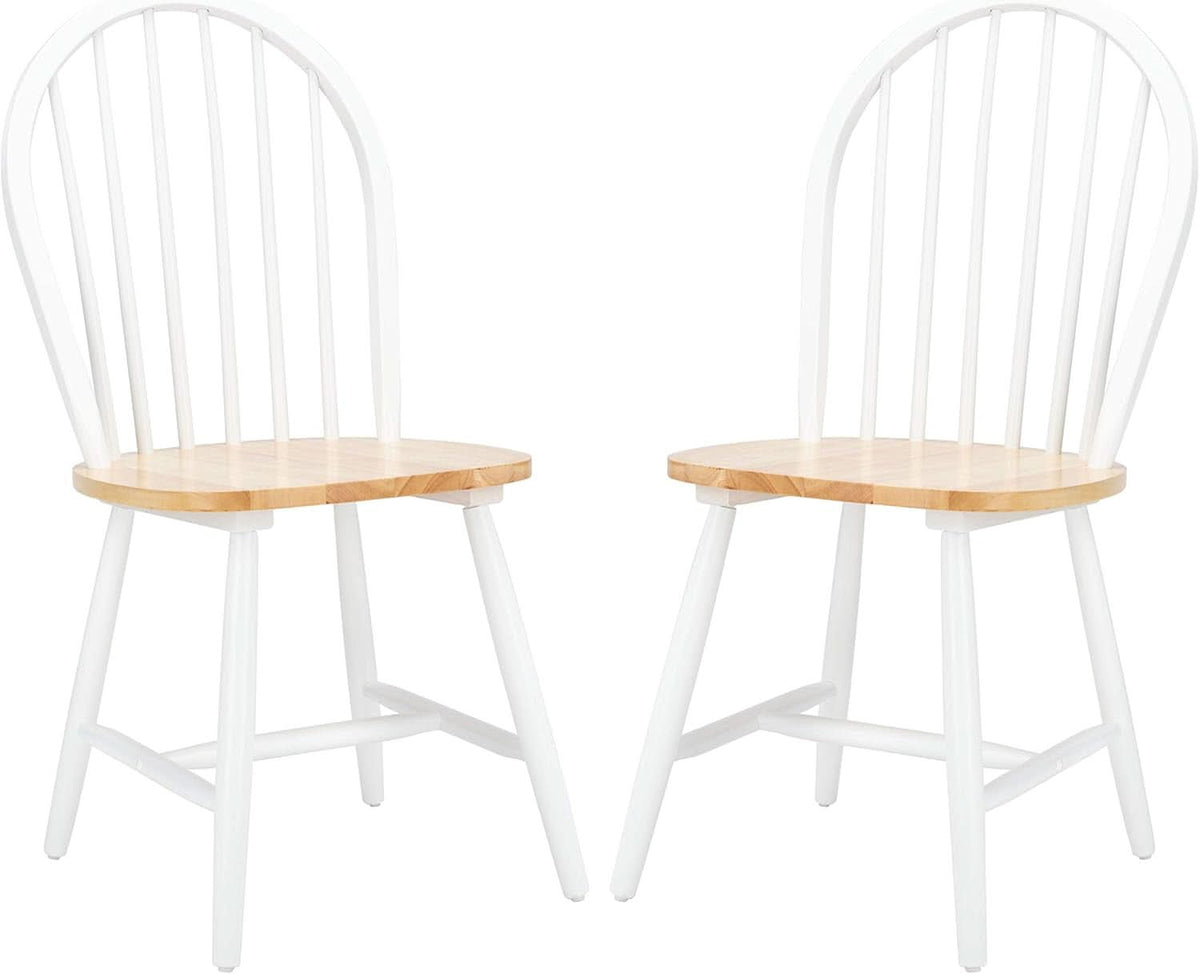 Farmhouse 18 Inch Black Spindle Back Dining Chairs Set Of 2