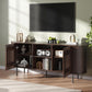 65 Inch TV Stand Premium Mid Century Storage With Cable Management For Living Room-3