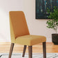 Lyncott Upholstered Dining Chair Yellow And Brown Foam Cushion
