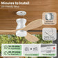 Contemporary 42 Inch Wooden Intelligent Ceiling Fan