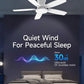 Compact 42-Inch Ceiling Fan With Remote