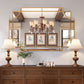 32x48 Inch Gold Wall Mirror Beveled Full Length Mirror