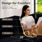 Modular Sectional Sofa Black Corduroy Convertible Sleeper-4