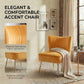Yellow Wingback Slipper Armchair UltraLux Deluxe Two