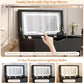 Black Vanity Desk With Multifunctional Ambient Mirror