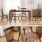 Walnut Windsor Dining Chairs Featuring Spindle Back