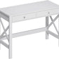 40 Inch White Computer Desk For Home Office Use And Study-2