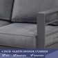 Modern Aluminum Outdoor Patio Furniture Set with Cushions-4