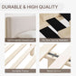 Queen Noiseless Upholstered Platform Bed Frame Slats