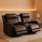 Zero Gravity Power Reclining Loveseat Console Charcoal