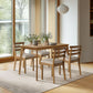 Premium Solid Wood Farmhouse Dining Table Set For Four