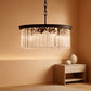 Elegant Black Chandelier TwentyInch Pendant Ceiling Light-0