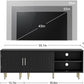 Black 65 Inch Television Stand Entertainment Center