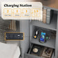 Spacious Murphy Bed With Generous Night stands Grey