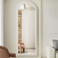 Arched Freestanding Floor Mirror 63x24 Inches White