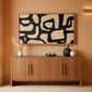 Beige Modernist Framed Abstract Wall Art 30X60Inch