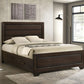 Queen Platform Bed Dark Cocoa With Ample Storage Drawers