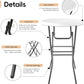 28In Ultra Portable Folding Bar Height Cocktail Table