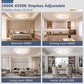 White Fifteen Point SevenIn Bladeless Ceiling Fan LED Light