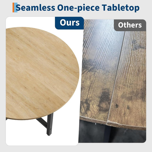 31.5 Inches Circular Space Saving Dining Table Kitchen