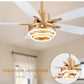 Contemporary 52-Inch White Ceiling Fan Remote Unit