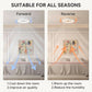 White Fifteen Point SevenIn Bladeless Ceiling Fan LED Light