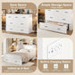 White Queen Murphy Bed Incorporating Charging Station-4