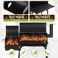 43Inch Charcoal Grill With Offset Smoker OutdoorPatio