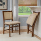 Kasi Brown Natural Rattan Cane Foldable Dining Side Chair